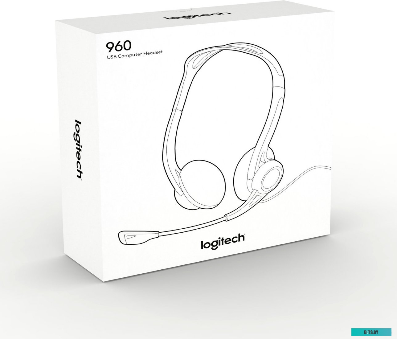 Офисная гарнитура Logitech PC Headset 960 USB <981-000100>