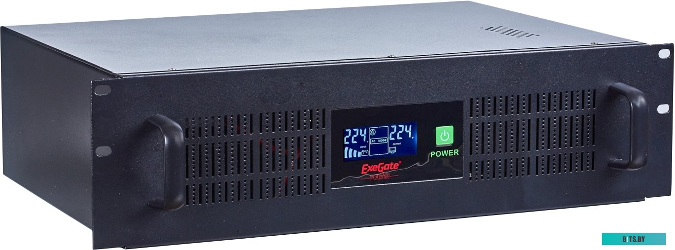 Источник бесперебойного питания (ИБП) ExeGate Power RM UNL-1500 LCD <EP270874RUS>