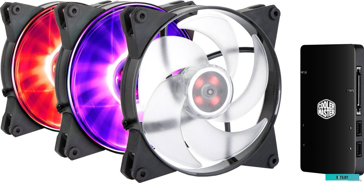 Кулер Cooler Master MasterFan Pro 140 Air Pressure RGB (с контроллером) <MFY-P4DC-153PC-R1>