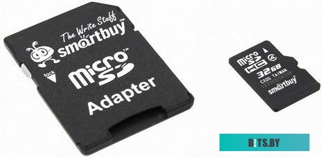 Карта памяти SmartBuy microSDHC Class 10 32GB (SB32GBSDCL10-01)