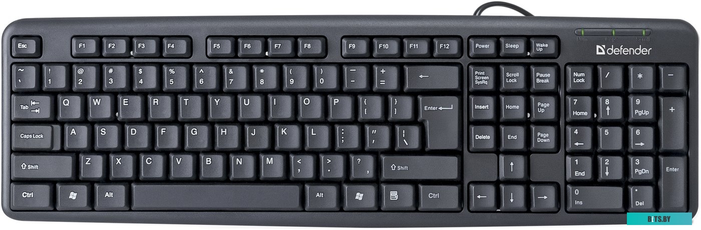 Клавиатура Defender Element HB-520 PS/2 RU (черный) <45520>
