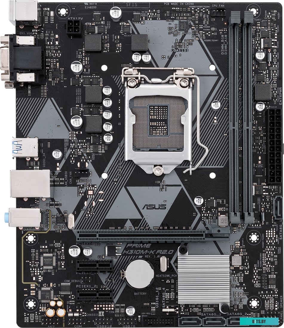Материнская плата Asus Prime H310M-K R2.0 <90MB0Z30-M0EAY0>