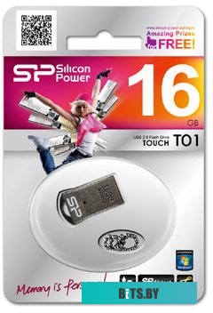 USB накопитель (Флешка) Silicon Power Touch T01 16GB (SP016GBUF2T01V1K)