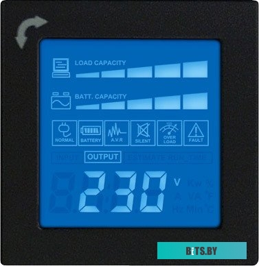 Источник бесперебойного питания (ИБП) CyberPower PR1500 LCD 2U (PR1500ELCDRT2U)