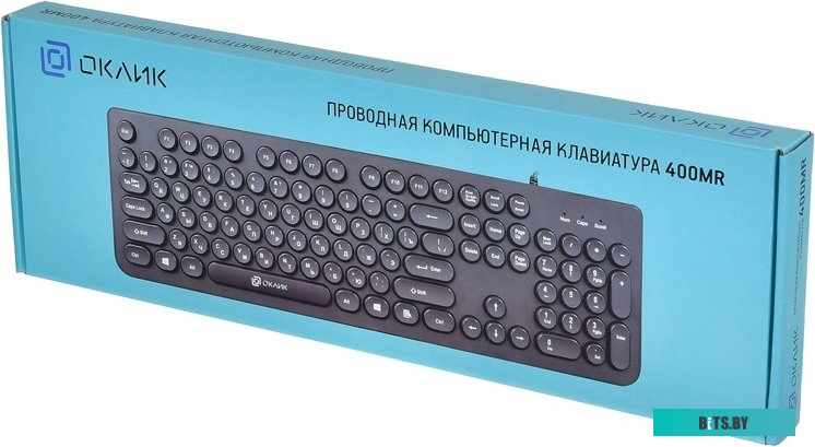 Клавиатура Oklick 400MR (черный) <1070512>