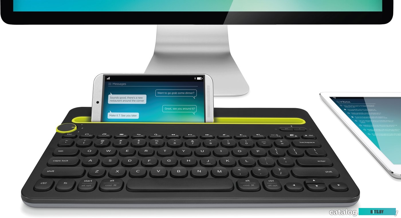 Клавиатура Logitech Bluetooth Multi-Device Keyboard K480 (черный) <920-006368>