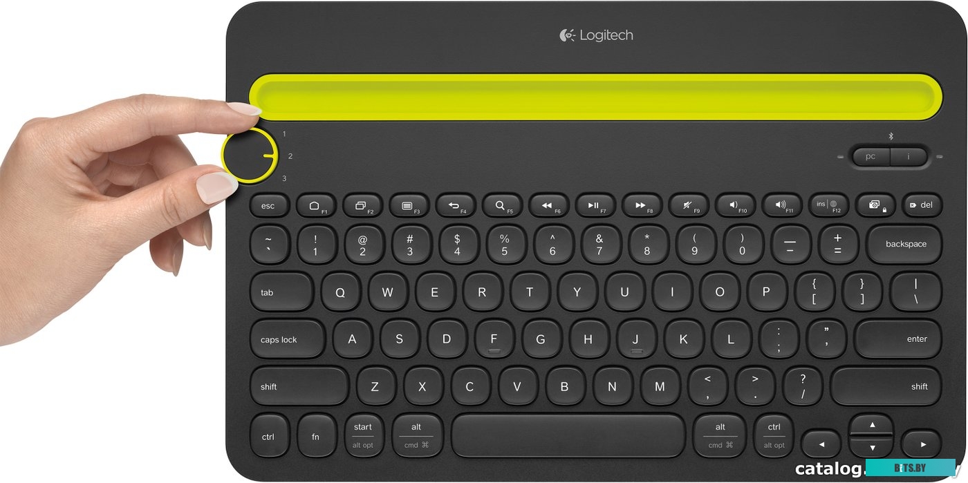 Клавиатура Logitech Bluetooth Multi-Device Keyboard K480 (черный) <920-006368>