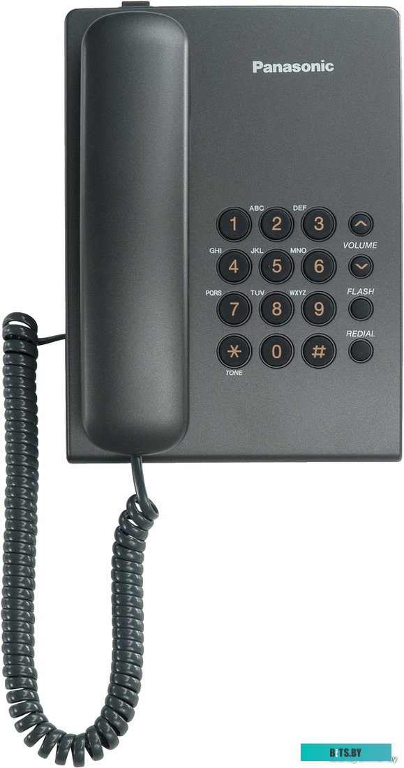 Проводной телефон Panasonic KX-TS2350RUB (черный)