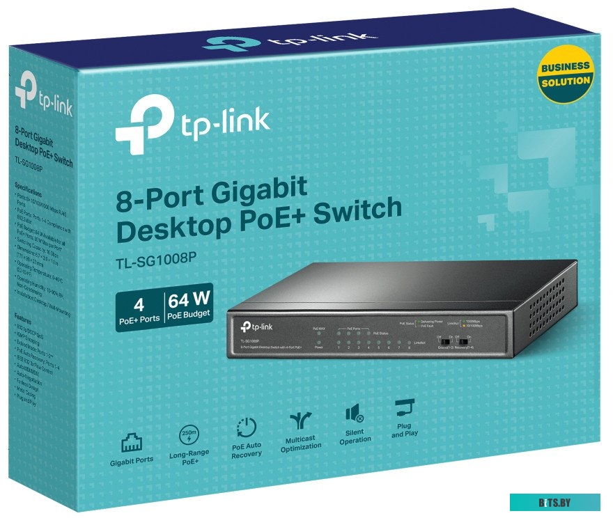 Коммутатор TP-Link TL-SG1008P