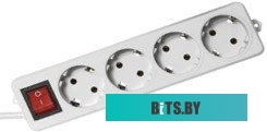 Удлинитель Гарнизон 4 розетки, белый, 2 м (ELB-G4-W-2)