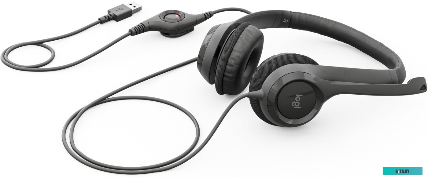 Наушники (Гарнитура) Logitech H390 (черный)