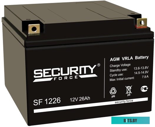 Аккумулятор для ИБП Security Force SF 1226 (12В/26 А·ч)