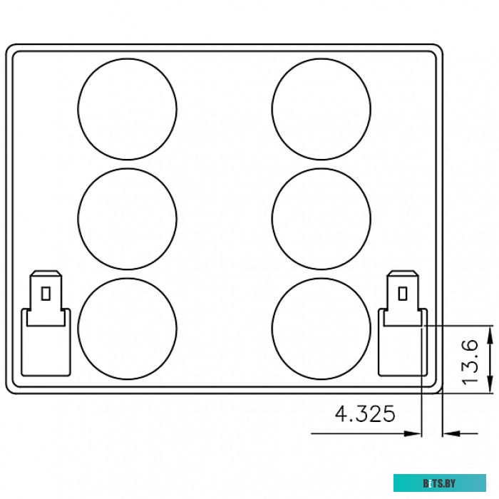Аккумулятор для ИБП CSB Battery HR1227W F2 (12В/6.5 А·ч) <7944>