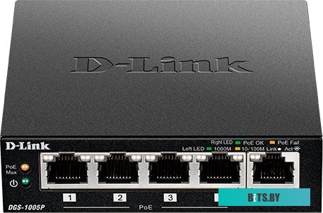 Коммутатор D-Link DGS-1005P/A1A