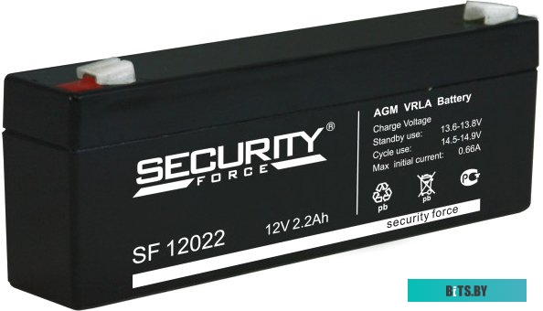 Аккумулятор для ИБП Security Force SF 12022 (12В/2.2 А·ч)