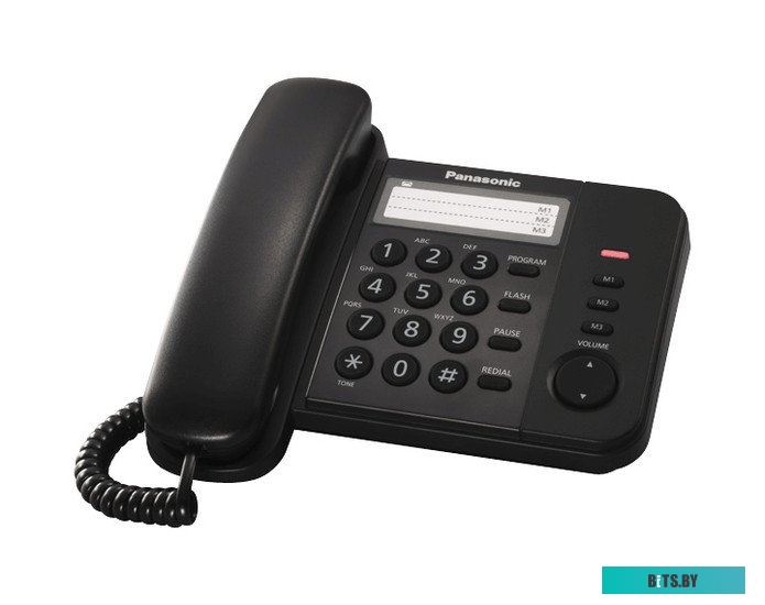 Проводной телефон Panasonic KX-TS2352RUB (черный)