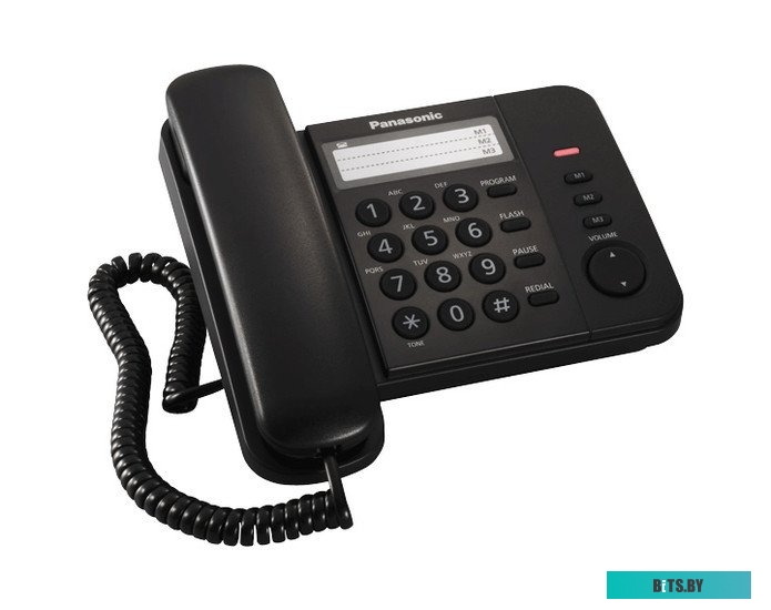 Проводной телефон Panasonic KX-TS2352RUB (черный)
