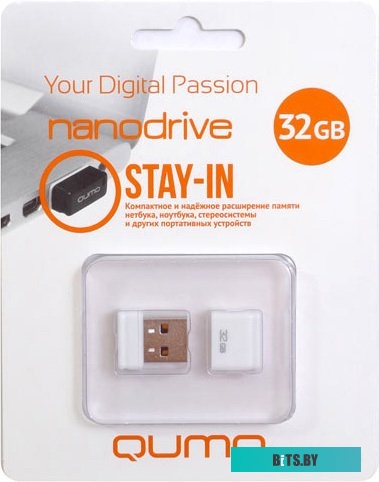 Флешка QUMO NanoDrive QM16GUD-NANO-W 16Gb