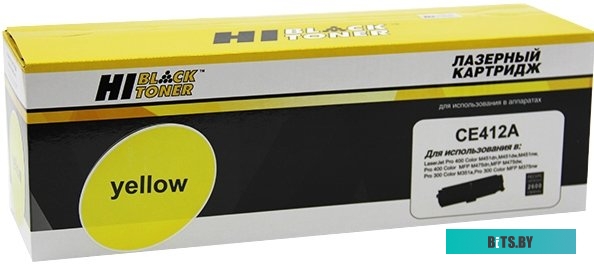 Картридж Hi-Black HB-CE412A (аналог HP CE412A)