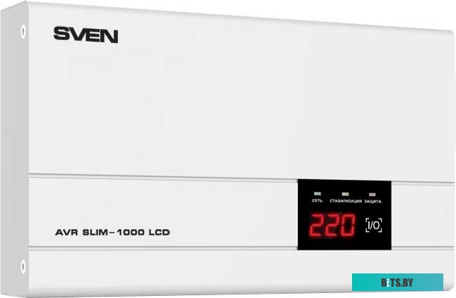 Стабилизатор напряжения Sven AVR SLIM-1000 LCD