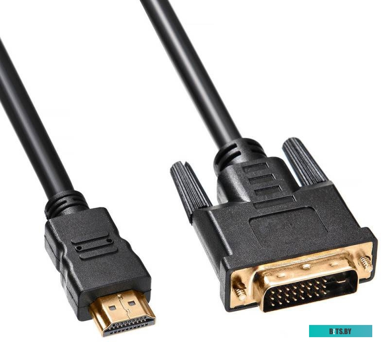 Кабель Buro HDMI-19M-DVI-D-3m