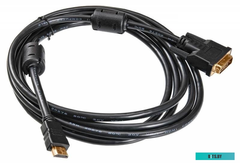 Кабель Buro HDMI-19M-DVI-D-3m