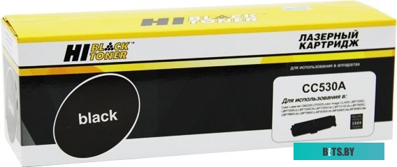 Картридж Hi-Black HB-CC530A (аналог HP CC530A, Canon 718Bk)