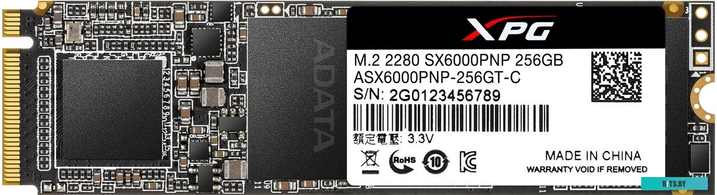 SSD Накопитель ADATA XPG SX6000 Pro 256GB ASX6000PNP-256GT-C