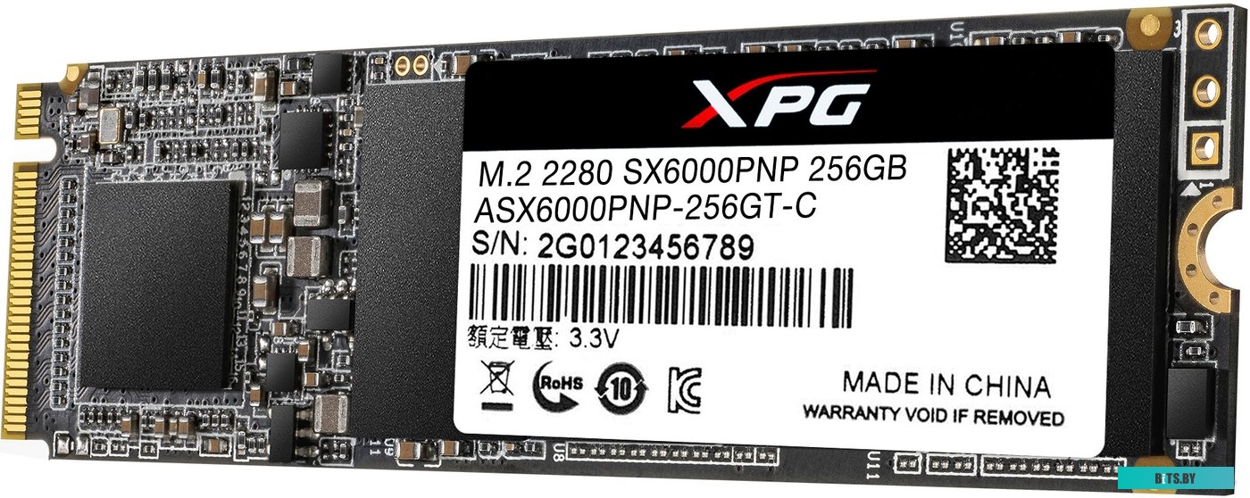 SSD Накопитель ADATA XPG SX6000 Pro 256GB ASX6000PNP-256GT-C