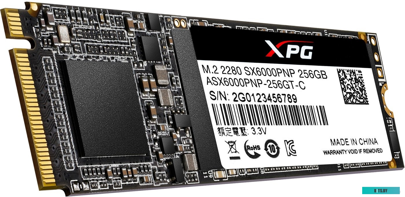 SSD Накопитель ADATA XPG SX6000 Pro 256GB ASX6000PNP-256GT-C