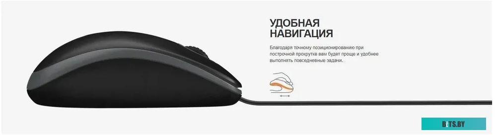 Мышь Logitech B100 (черный)