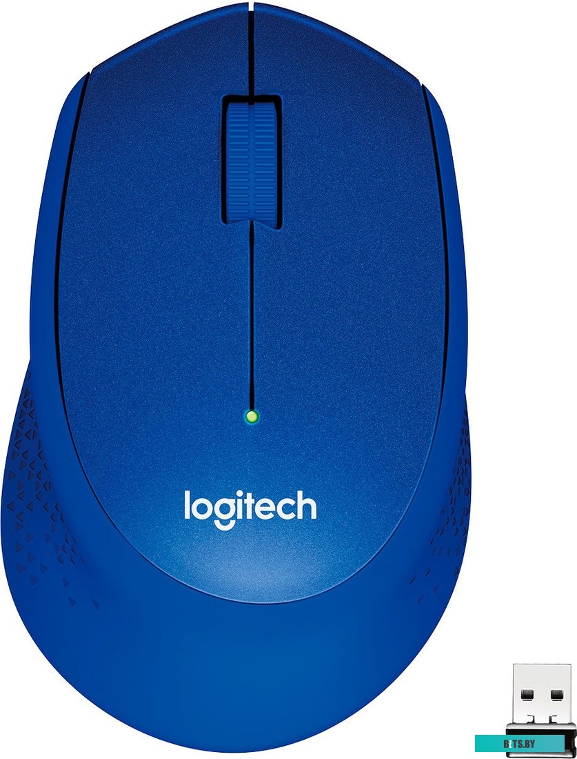 Мышь Logitech M330 Silent Plus (синий)