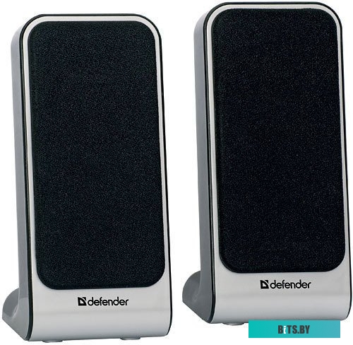 Колонки 2.0 Defender SPK-225  2x1 Вт,USB, магнитное экранирование, черно-серебряный