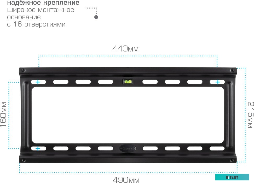 Кронштейн kromax IDEAL-4 темно-серый