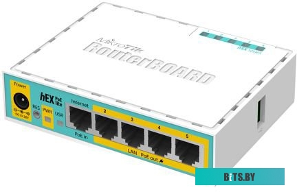 Маршрутизатор Mikrotik hEX PoE lite [RB750UPr2]