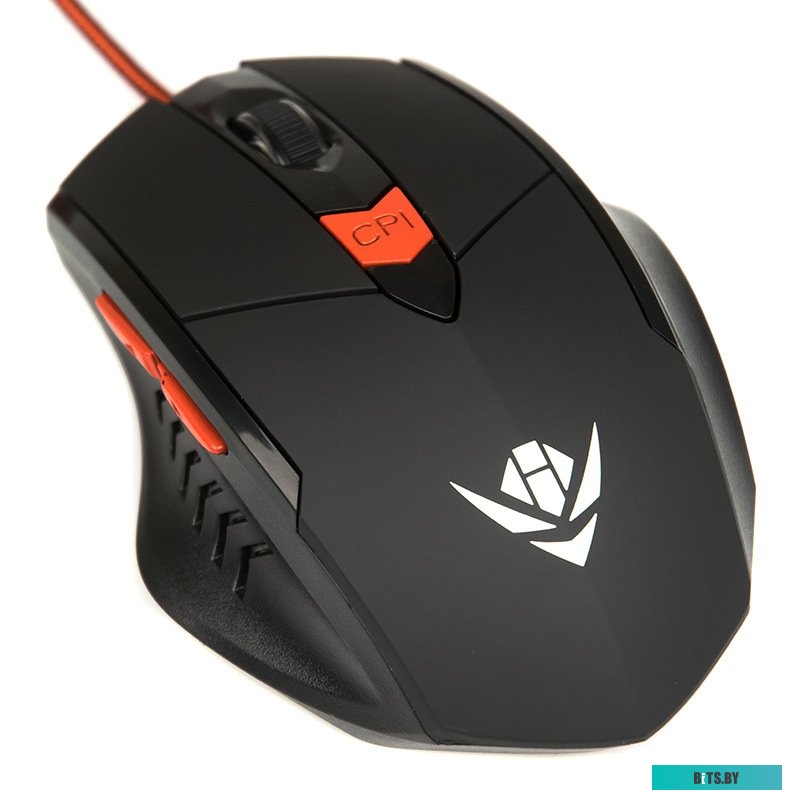Мышь MOG-11U Nakatomi Gaming mouse - игровая, 6 кнопок + ролик прокрутки, USB, черная