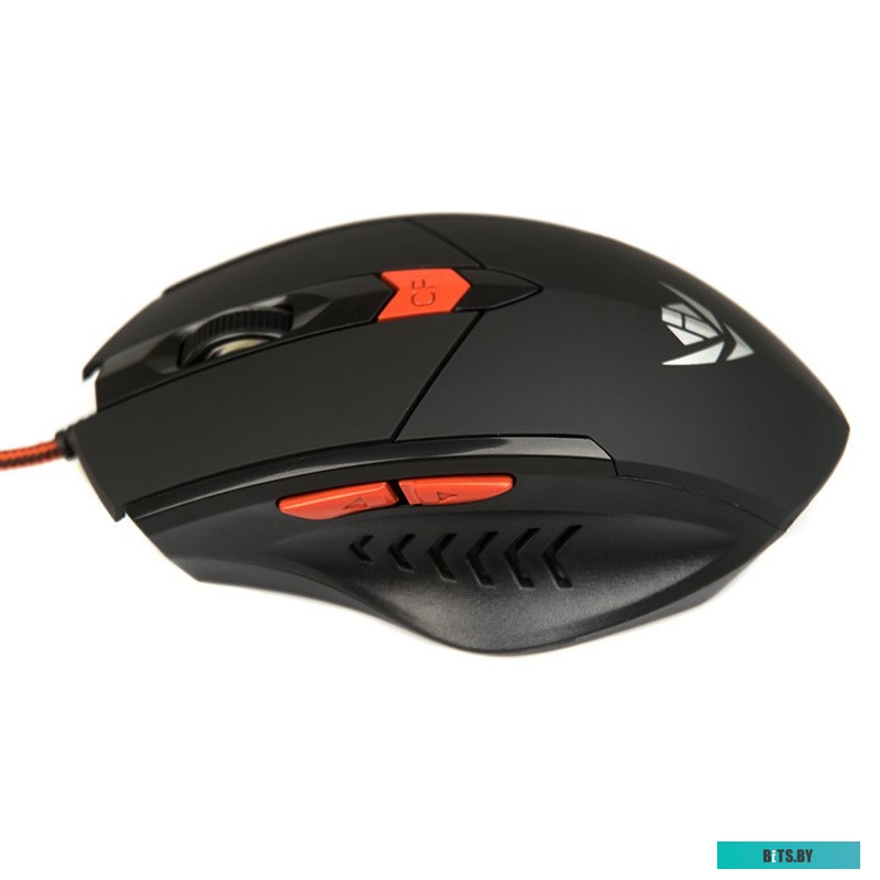 Мышь MOG-11U Nakatomi Gaming mouse - игровая, 6 кнопок + ролик прокрутки, USB, черная