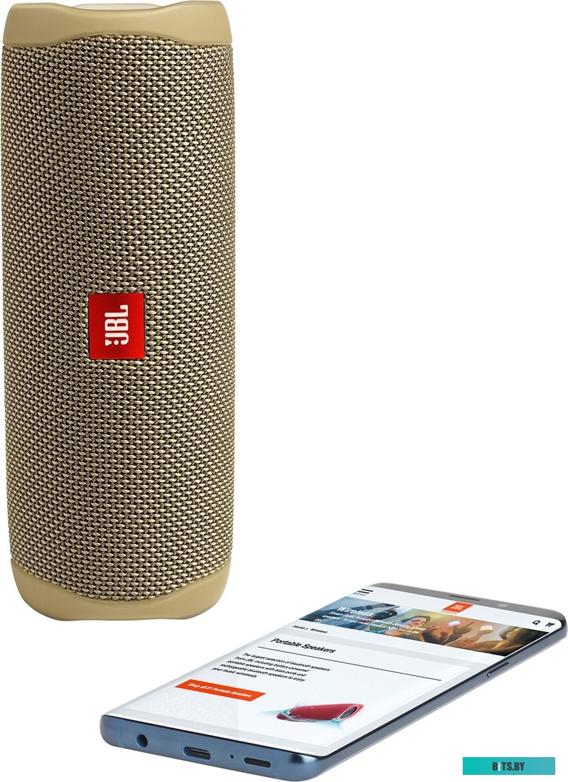 Портативная акустика JBL Flip 5 (песочный) <JBLFLIP5SAND>