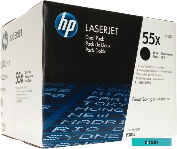 Картридж HP LaserJet 55X (CE255XD)