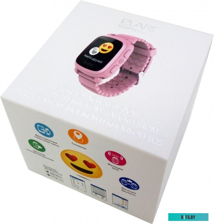 Умные часы Elari KidPhone 2 (розовый)