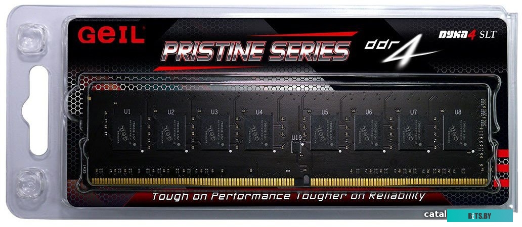 Модуль памяти Geil Pristine 4GB DDR4 PC4-21300 GP44GB2666C19SC