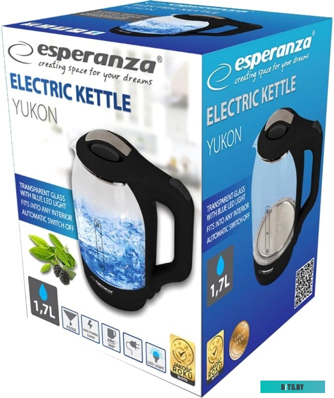 Электрочайник Esperanza Yukon EKK025K