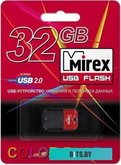 USB накопитель (Флешка) Mirex ARTON RED 32GB (13600-FMUART32)