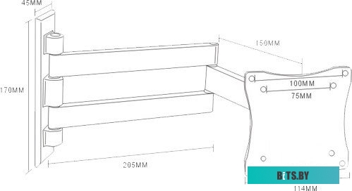 Кронштейн Arm Media LCD-7101 (белый)