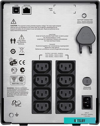 Источник бесперебойного питания (ИБП) APC Smart-UPS C 1000VA LCD 230V (SMC1000I)