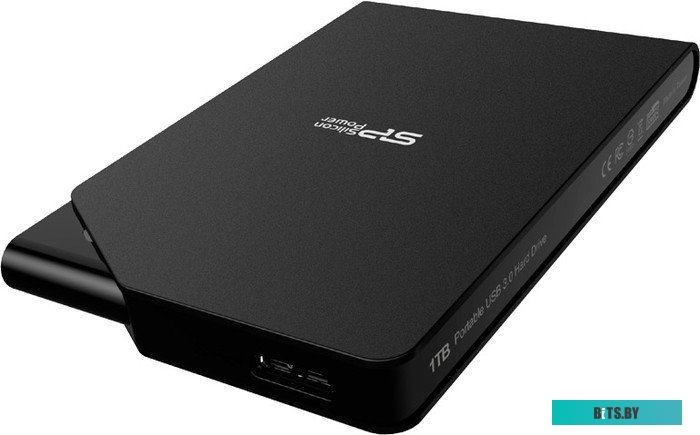 Внешний жесткий диск Silicon Power Stream S03 1TB Black (SP010TBPHDS03S3K)