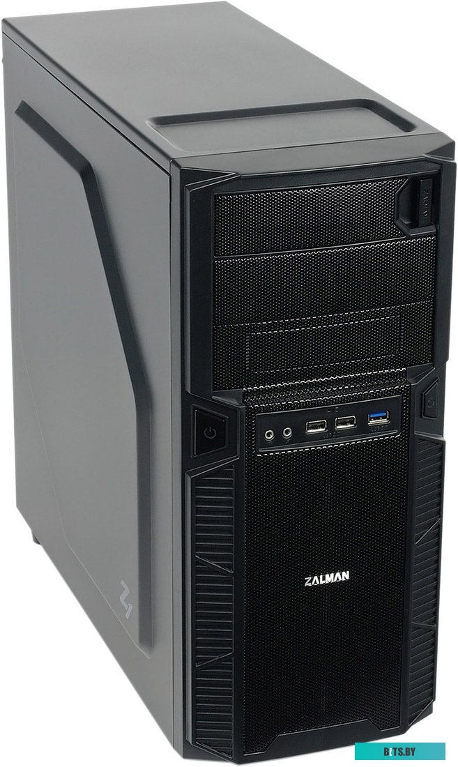 Корпус ATX Без БП Zalman Z1 Black (Tower, ATX/mATX, USB 3.0) RTL