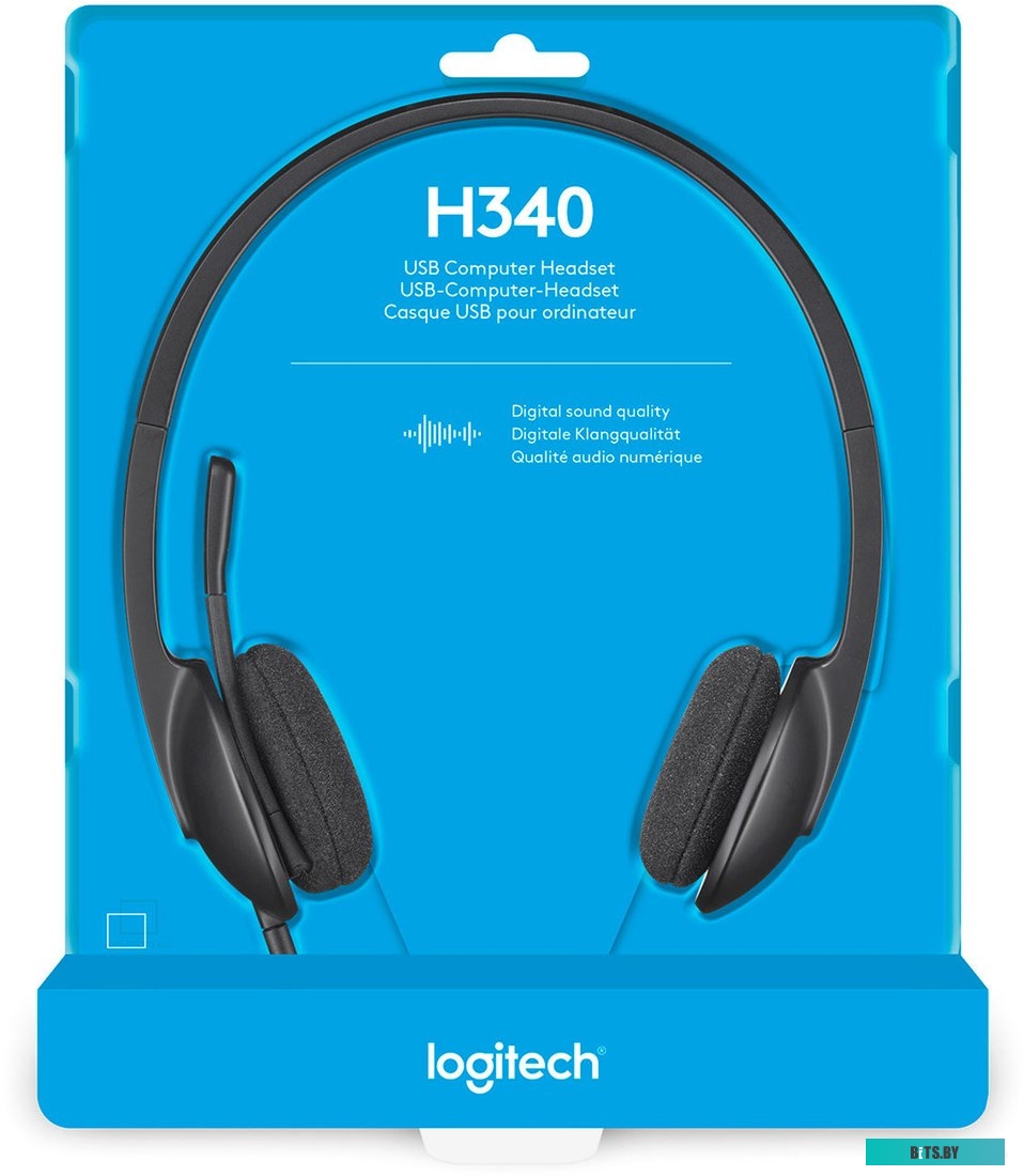 Наушники (Гарнитура) Logitech USB Headset H340