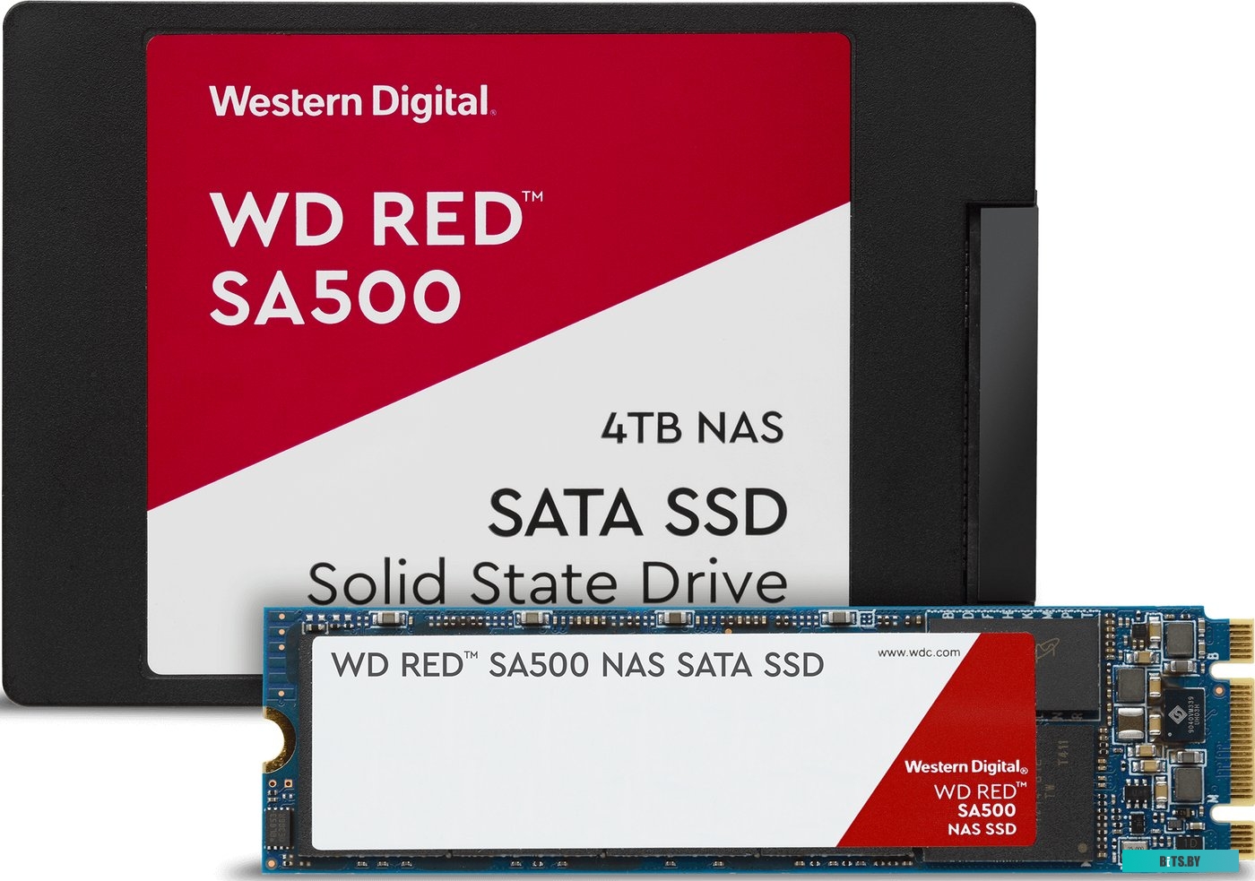 SSD Накопитель WD Red SA500 NAS 4TB WDS400T1R0A