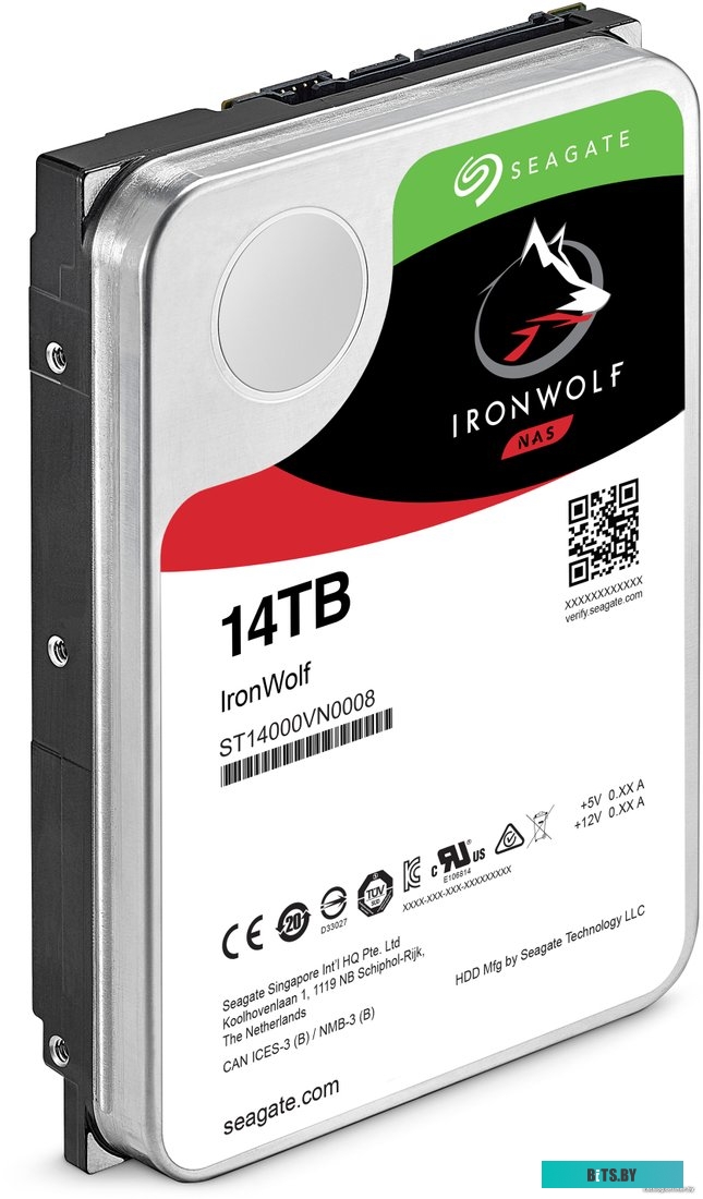 Жесткий диск Seagate IronWolf 14TB ST14000VN0008